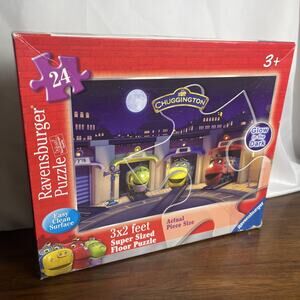 Ravensburger Chuggington Trains Glow in Dark 24 PC Super Sized Kids Floor Puzzle